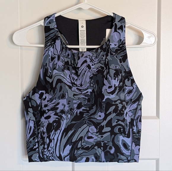 Lululemon NWT Swift Speed Cropped Tank - Flower Meld Multi - Picture 1 of 5